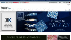 What Kravet.com website looked like in 2020 (5 years ago)