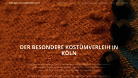 What Koelnerkostuemwerkstatt.de website looked like in 2020 (4 years ago)