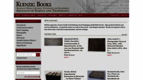 What Kuenzigbooks.com website looked like in 2020 (4 years ago)