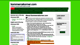 What Kommercekorner.com website looked like in 2020 (4 years ago)