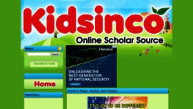 What Kidsinco.com website looked like in 2020 (4 years ago)