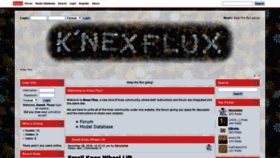 What Knexflux.net website looked like in 2020 (4 years ago)