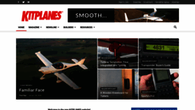 What Kitplanes.com website looked like in 2020 (4 years ago)