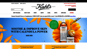 What Kiehls.com.au website looked like in 2020 (4 years ago)