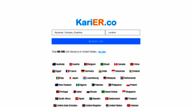 What Karier.co website looked like in 2020 (4 years ago)