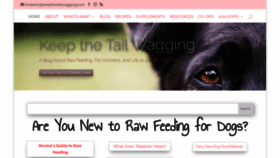 What Keepthetailwagging.com website looked like in 2020 (4 years ago)