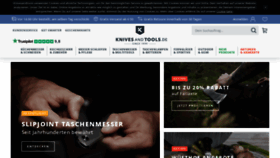 What Knivesandtools.de website looked like in 2020 (4 years ago)