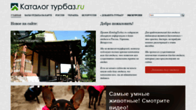 What Katalogturbaz.ru website looked like in 2020 (4 years ago)