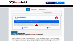 What Kamusbatak.com website looked like in 2020 (4 years ago)