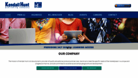 What Kendallhunt.com website looked like in 2020 (4 years ago)