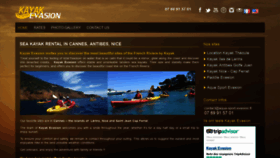 What Kayak-evasion.fr website looked like in 2020 (4 years ago)
