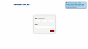 What Kartotekaonline.pl website looked like in 2020 (4 years ago)