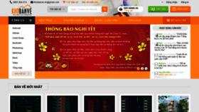 What Khobanve.vn website looked like in 2020 (4 years ago)