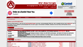 What Kvkforum.be website looked like in 2020 (4 years ago)