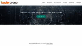 What Keplergrp.com website looked like in 2020 (4 years ago)