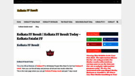 What Kolkataffresult.com website looked like in 2020 (4 years ago)