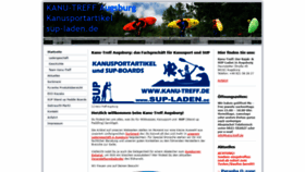 What Kanu-treff.de website looked like in 2020 (4 years ago)