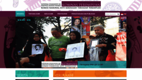 What Komnasperempuan.go.id website looked like in 2020 (4 years ago)