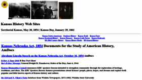 What Kansashistory.us website looked like in 2020 (4 years ago)