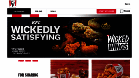 What Kfcdelivery.ph website looked like in 2020 (4 years ago)