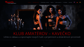 What Kavecko.sk website looked like in 2020 (4 years ago)