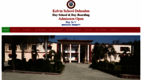 What Kelvinschool.org website looked like in 2020 (4 years ago)