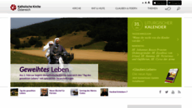 What Katholisch.at website looked like in 2020 (4 years ago)