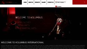 What Kolumbusint.com website looked like in 2020 (4 years ago)