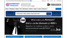 What Kenyawebexperts.com website looked like in 2020 (4 years ago)
