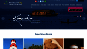 What Keralatourism.org website looked like in 2020 (4 years ago)