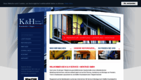 What Kh-service-montage.de website looked like in 2020 (4 years ago)