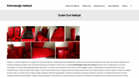 What Korkmazoglunakliyat.com website looked like in 2020 (4 years ago)