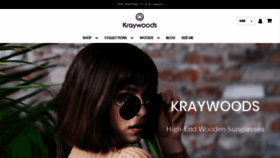 What Kraywoods.com website looked like in 2020 (4 years ago)