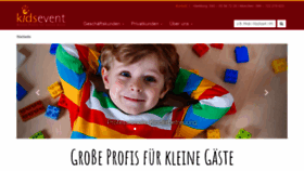 What Kidsevent.com website looked like in 2020 (4 years ago)