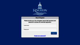 What Kingnet.cityofkingston.ca website looked like in 2020 (4 years ago)