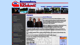 What Kraskovic.de website looked like in 2020 (4 years ago)