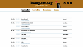 What Kompott.org website looked like in 2020 (4 years ago)