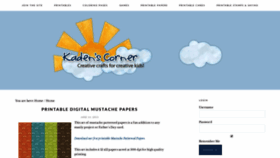 What Kadenscorner.com website looked like in 2020 (4 years ago)