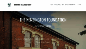 What Kensingtonfoundation.com website looked like in 2020 (4 years ago)