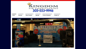 What Kingdomairmiami.com website looked like in 2020 (4 years ago)
