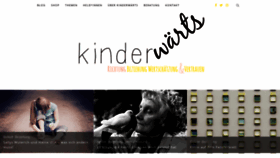 What Kinderwaerts.de website looked like in 2020 (4 years ago)