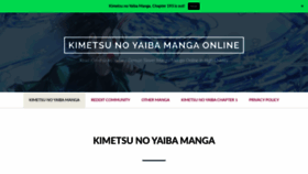 What Kimetsu-noyaiba-manga.com website looked like in 2020 (4 years ago)