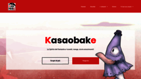 What Kasaobake.it website looked like in 2020 (4 years ago)