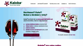 What Kaloba.cz website looked like in 2020 (4 years ago)