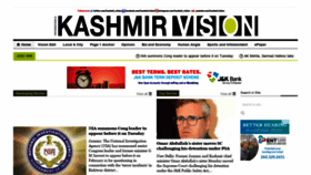 What Kashmirvision.in website looked like in 2020 (4 years ago)