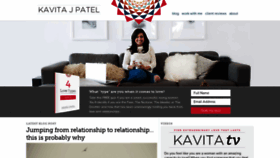What Kavitajpatel.com website looked like in 2020 (4 years ago)