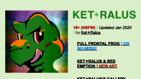 What Ket-ralus.com website looked like in 2020 (4 years ago)