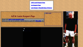 What Keegan.org website looked like in 2020 (4 years ago)