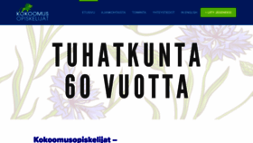 What Kokoomusopiskelijat.fi website looked like in 2020 (4 years ago)