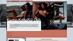 What Kourtney-daily.com website looked like in 2020 (4 years ago)
